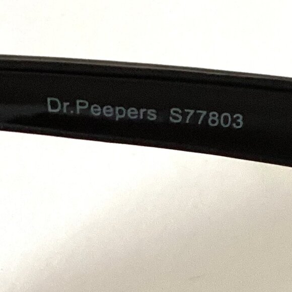 Elton John Style Sunglasses Black With Rhinestones Oversized Big Round Lenses - Picture 8 of 9